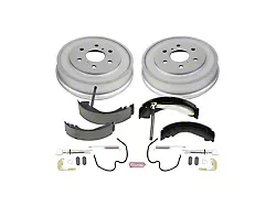 PowerStop OE Replacement 6-Lug Brake Drum and Pad Kit; Rear (05-08 Sierra 1500 w/ Rear Drum Brakes)