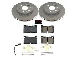 PowerStop Z17 Evolution Plus 6-Lug Brake Rotor and Pad Kit; Front (19-25 Sierra 1500)