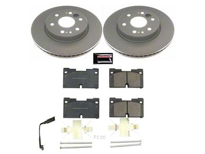 PowerStop Z17 Evolution Plus 6-Lug Brake Rotor and Pad Kit; Front (19-24 Sierra 1500)