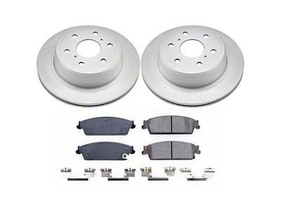 PowerStop Z17 Evolution Plus 6-Lug Brake Rotor and Pad Kit; Rear (07-13 Sierra 1500 w/ Rear Disc Brakes)
