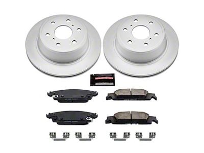 PowerStop Z17 Evolution Plus 6-Lug Brake Rotor and Pad Kit; Rear (14-18 Sierra 1500)