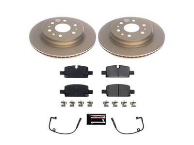 PowerStop Z17 Evolution Plus 6-Lug Brake Rotor and Pad Kit; Rear (19-25 Sierra 1500)