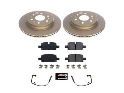 PowerStop Z17 Evolution Plus 6-Lug Brake Rotor and Pad Kit; Rear (19-24 Sierra 1500)