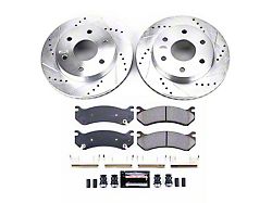 PowerStop Z23 Evolution Sport 6-Lug Brake Rotor and Pad Kit; Front (99-06 Sierra 1500)