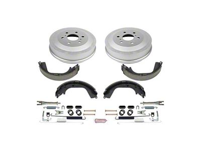 PowerStop OE Replacement 6-Lug Brake Rotor and Pad Kit; Rear (09-13 Sierra 1500 w/ Rear Drum Brakes)