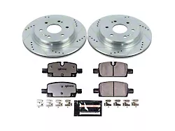 PowerStop Z36 Extreme Truck and Tow 6-Lug Brake Rotor and Pad Kit; Rear (19-24 Sierra 1500)
