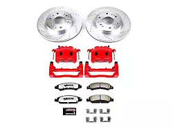 PowerStop Z36 Extreme Truck and Tow 6-Lug Brake Rotor, Pad and Caliper Kit; Front (07-18 Sierra 1500)