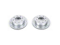PowerStop Evolution Cross-Drilled and Slotted 8-Lug Rotors; Front Pair (11-25 Sierra 2500 HD)