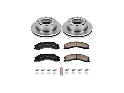 PowerStop OE Replacement 8-Lug Brake Rotor and Pad Kit; Front (2011 Sierra 2500 HD)