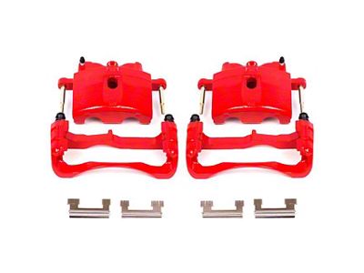 PowerStop Performance Front Brake Calipers; Red (01-10 Sierra 2500 HD)