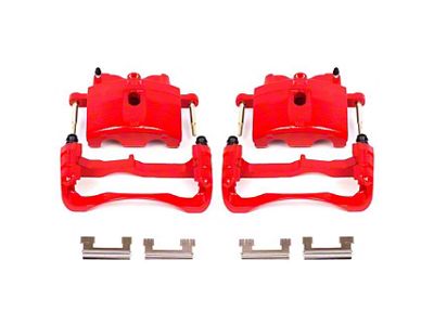 PowerStop Performance Front Brake Calipers; Red (07-10 Sierra 2500 HD)