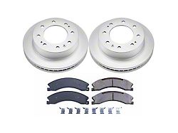 PowerStop Z17 Evolution Plus 8-Lug Brake Rotor and Pad Kit; Front (12-19 Sierra 2500 HD)