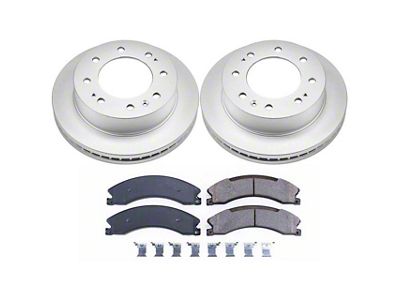 PowerStop Z17 Evolution Plus 8-Lug Brake Rotor and Pad Kit; Front (12-19 Sierra 2500 HD)