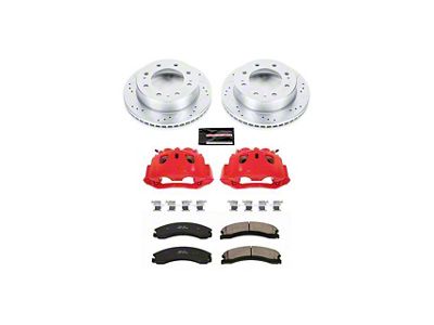 PowerStop Z23 Evolution Sport 8-Lug Brake Rotor, Pad and Caliper Kit; Front (12-19 Sierra 2500 HD)