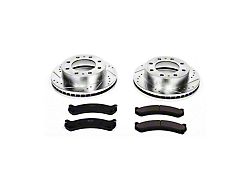 PowerStop Z23 Evolution Sport 8-Lug Brake Rotor and Pad Kit; Front (01-10 Sierra 2500 HD)