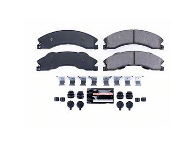 PowerStop Z23 Evolution Sport Carbon-Fiber Ceramic Brake Pads; Front Pair (2011 Sierra 2500 HD)