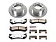 PowerStop Z36 Extreme Truck and Tow 8-Lug Brake Rotor and Pad Kit; Rear (07-10 Sierra 2500 HD)
