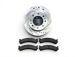 PowerStop Z36 Extreme Truck and Tow 8-Lug Brake Rotor and Pad Kit; Front (01-10 Sierra 2500 HD)