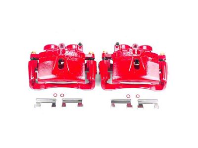 PowerStop Performance Front Brake Calipers; Red (01-10 Sierra 3500 HD DRW)