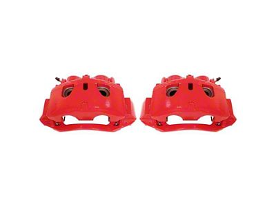 PowerStop Performance Front Brake Calipers; Red (11-19 Sierra 3500 HD)