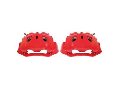 PowerStop Performance Front Brake Calipers; Red (11-19 Sierra 3500 HD)