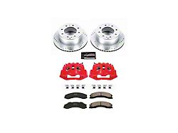 PowerStop Z23 Evolution Sport 8-Lug Brake Rotor, Pad and Caliper Kit; Rear (11-19 Sierra 3500 HD SRW)
