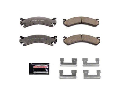 PowerStop Z36 Extreme Truck and Tow Carbon-Fiber Ceramic Brake Pads; Rear Pair (01-10 Sierra 3500 HD DRW)