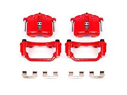 PowerStop Performance Rear Brake Calipers; Red (99-02 Silverado 1500 w/ Single Piston Rear Calipers)