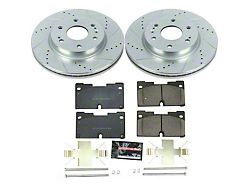 PowerStop Z23 Evolution Sport 6-Lug Brake Rotor and Pad Kit; Front (19-24 Silverado 1500)