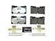 PowerStop Z36 Extreme Truck and Tow Carbon-Fiber Ceramic Brake Pads; Front Pair (19-24 Silverado 1500)