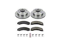 PowerStop OE Replacement 8-Lug Brake Rotor and Pad Kit; Front (12-19 Silverado 2500 HD)