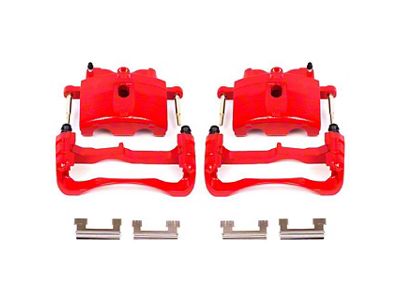 PowerStop Performance Front Brake Calipers; Red (07-10 Silverado 2500 HD)