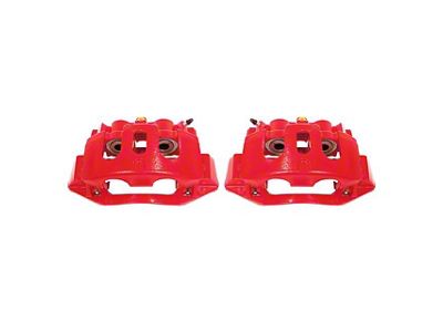 PowerStop Performance Rear Brake Calipers; Red (11-19 Silverado 2500 HD)