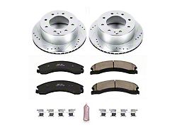 PowerStop Z23 Evolution Sport 8-Lug Brake Rotor and Pad Kit; Rear (15-19 Silverado 2500 HD)