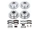 PowerStop Z36 Extreme Truck and Tow 8-Lug Brake Rotor and Pad Kit; Front and Rear (12-19 Silverado 2500 HD SRW)