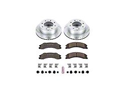 PowerStop Z36 Extreme Truck and Tow 8-Lug Brake Rotor and Pad Kit; Rear (11-14 Silverado 2500 HD)