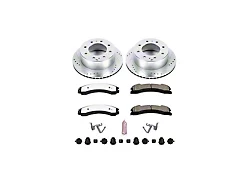 PowerStop Z36 Extreme Truck and Tow 8-Lug Brake Rotor and Pad Kit; Rear (15-19 Silverado 2500 HD)
