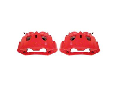 PowerStop Performance Front Brake Calipers; Red (11-19 Silverado 3500 HD)