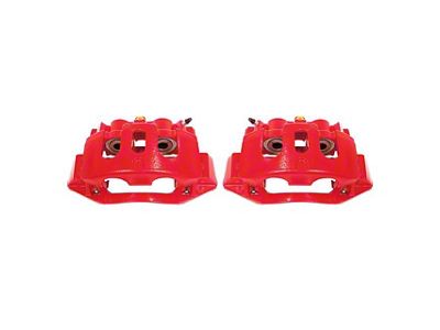 PowerStop Performance Rear Brake Calipers; Red (11-19 Silverado 3500 HD SRW)