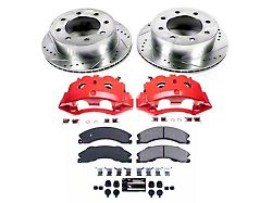 PowerStop Z23 Evolution Sport 8-Lug Brake Rotor, Pad and Caliper Kit; Rear (11-19 Silverado 3500 HD DRW)