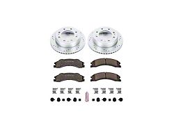 PowerStop Z36 Extreme Truck and Tow 8-Lug Brake Rotor and Pad Kit; Front (2011 Silverado 3500 HD)