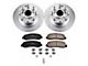 PowerStop Z17 Evolution Plus 8-Lug Brake Rotor and Pad Kit; Front (2011 2WD F-250 Super Duty)