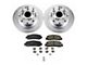 PowerStop Z17 Evolution Plus 8-Lug Brake Rotor and Pad Kit; Front (2012 2WD F-250 Super Duty)