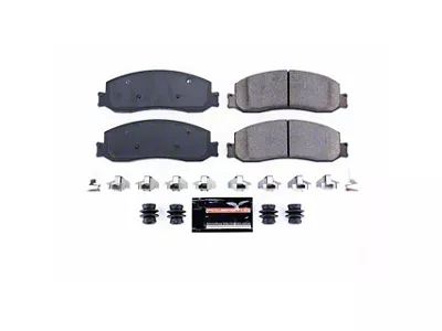 PowerStop Z23 Evolution Sport Carbon-Fiber Ceramic Brake Pads; Front Pair (12-22 F-250 Super Duty)