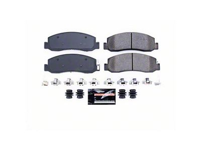 PowerStop Z23 Evolution Sport Carbon-Fiber Ceramic Brake Pads; Front Pair (2011 F-250 Super Duty)