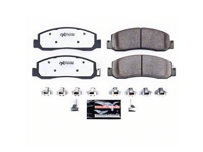 PowerStop Z36 Extreme Truck and Tow Carbon-Fiber Ceramic Brake Pads; Front Pair (2011 F-250 Super Duty)