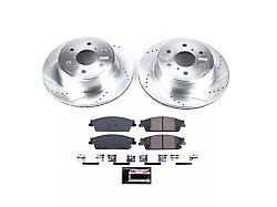 PowerStop Z23 Evolution Sport 6-Lug Brake Rotor and Pad Kit; Rear (14-18 Silverado 1500)