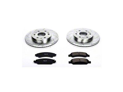 PowerStop Z23 Evolution Sport 6-Lug Brake Rotor and Pad Kit; Front (07-18 Sierra 1500)