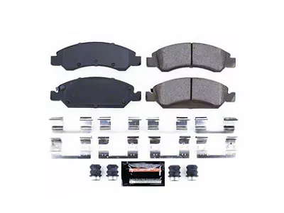 PowerStop Z23 Evolution Sport Carbon-Fiber Ceramic Brake Pads; Front Pair (07-18 Silverado 1500)