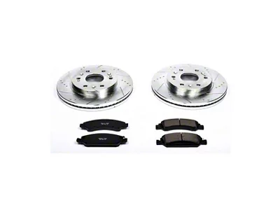 PowerStop Z23 Evolution Sport 6-Lug Brake Rotor and Pad Kit; Front (07-18 Silverado 1500)